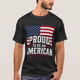 アメリカ愛国主義USAフラグTシャツ Tシャツ