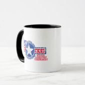 アメリカ愛国医療技術者製の山 マグカップ (正面左)