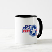 アメリカ愛国医療技術者製の山 マグカップ (正面右)