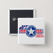 アメリカ愛国医療技術者製の山 缶バッジ (正面&裏面)