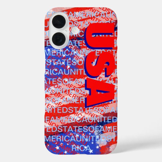 アメリカ愛国国国旗 Case-Mate iPhoneケース (裏面)