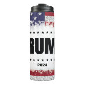 アメリカ愛国国旗のトランプ タンブラー (正面)
