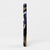 アメリカ愛国国旗のモノグラム Case-Mate iPhoneケース (裏面/右)