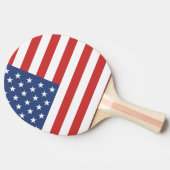 アメリカ愛国国旗の卓球ラケット 卓球ラケット (横)