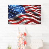 アメリカ愛国国旗の旗の星とストライプ 横断幕 (インサイチュ)