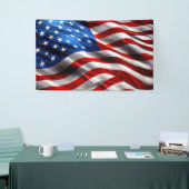 アメリカ愛国国旗の旗の星とストライプ 横断幕 (トレードショー)