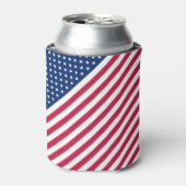 アメリカ愛国国旗の星とストライプクールアメリカ 缶クーラー (缶正面)