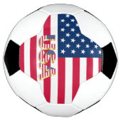アメリカ愛国国旗サッカーボールUSA サッカーボール (回転)