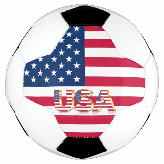 アメリカ愛国国旗サッカーボールUSA サッカーボール (正面)