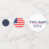 アメリカ愛国国旗ドナルド・トランプ2024 コンフェッティ (裏面)