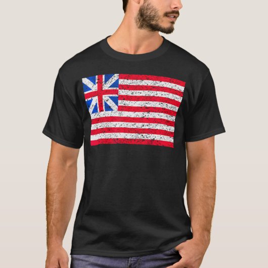 アメリカ愛国国旗動揺して Tシャツ (正面)