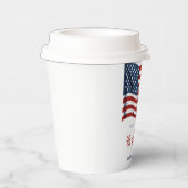 アメリカ愛国国旗7月4日ファミリー懇親会 紙コップ (右)
