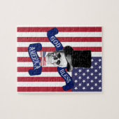 アメリカ愛国国旗 ジグソーパズル (横)