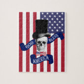 アメリカ愛国国旗 ジグソーパズル (縦)