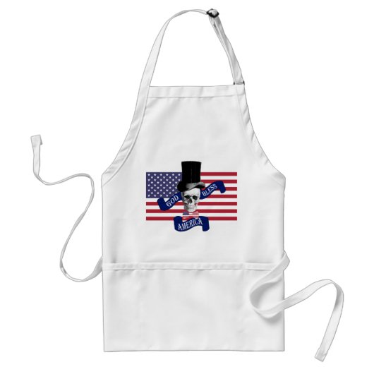 アメリカ愛国国旗 スタンダードエプロン (正面)