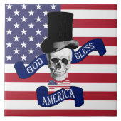 アメリカ愛国国旗 タイル (正面)