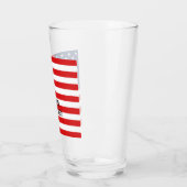 アメリカ愛国国旗 タンブラーグラス (左)