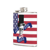 アメリカ愛国国旗 フラスク (左)