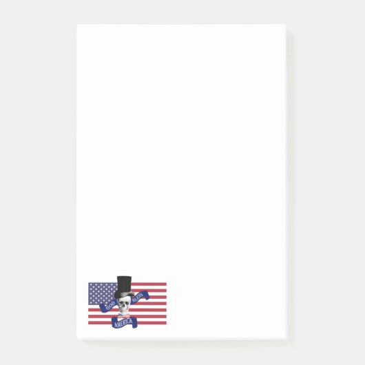 アメリカ愛国国旗 ポストイット (正面)