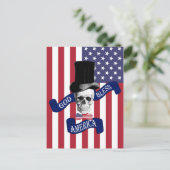 アメリカ愛国国旗 ポストカード (スタンド正面)