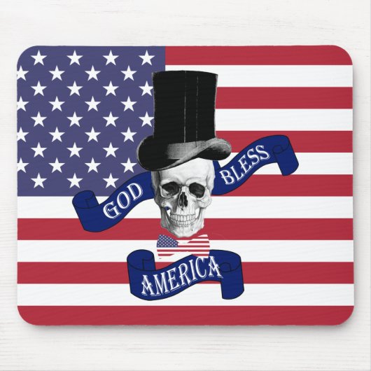 アメリカ愛国国旗 マウスパッド (正面)