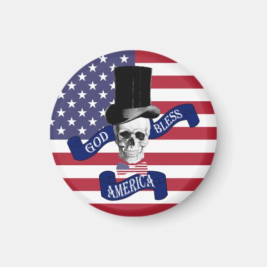 アメリカ愛国国旗 マグネット (正面)