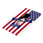 アメリカ愛国国旗 マグネット (左側)