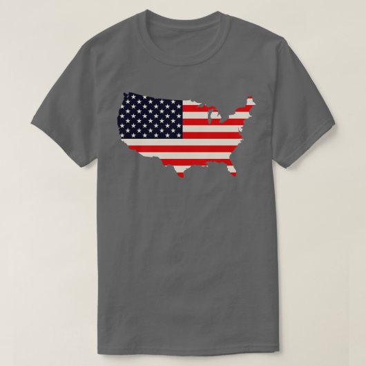 アメリカ愛国国旗 Tシャツ (デザイン正面)