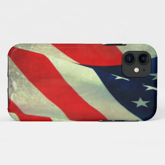 アメリカ愛国国旗Apple iPhone 11強いケース Case-Mate iPhoneケース (裏面(横))