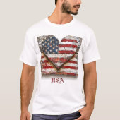 アメリカ愛国国旗Tシャツ Tシャツ (正面)