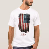 アメリカ愛国国旗Tシャツ Tシャツ (正面)