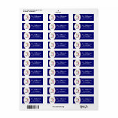 アメリカ愛国国旗USAパピロン（レモン）かわいい ラベル (フルシート)