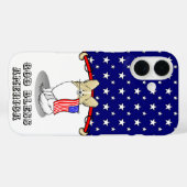 アメリカ愛国国旗USAパピロン(レモン)かわいい Case-Mate iPhoneケース (裏面 (横))