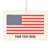 アメリカ愛国国旗USA車の空気清浄機 カーエアーフレッシュナー (裏面)