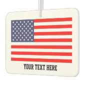 アメリカ愛国国旗USA車の空気清浄機 カーエアーフレッシュナー (左)