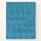 アメリカ愛国天使スター保持国旗BlUe ノートブック (裏面)