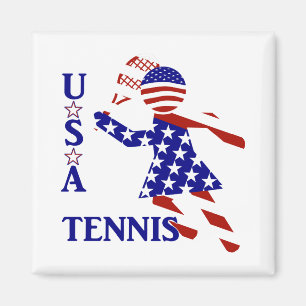 アメリカ愛国女子テニス マグネット