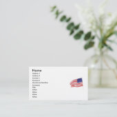 アメリカ愛国心が強い862 名刺 (スタンド正面)