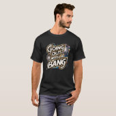 アメリカ愛国心に満ちた花火で出かける Tシャツ (正面フル)