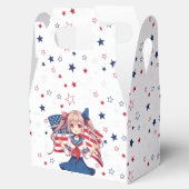 アメリカ愛国心のあるアニメの少女 フェイバーボックス (オープン)
