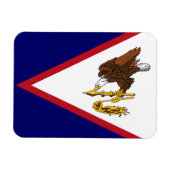 アメリカ愛国心のあるサモア国旗 マグネット (横)