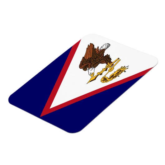 アメリカ愛国心のあるサモア国旗 マグネット (左側)