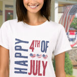 アメリカ愛国心のある7月4日 Tシャツ<br><div class="desc">可愛い愛国的なアメリカ国旗のハート7月Tシャツ4日!赤、白動揺して、青のおもしろいを構成する可愛らしいアメリカ国旗のハートを搭載!背カスタマイズ景の色とフォントもしが好き!この祝夏のパーティーテーマで星とストライプ。</div>