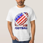 アメリカ愛国心サッカー Tシャツ (正面)
