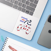 アメリカ愛国心バイキングサイクリング シール (ノートパソコンとiPhone)