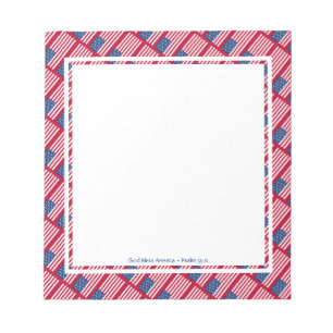 アメリカ愛国心パーソナライズされた ノートパッド