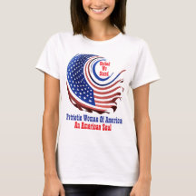 アメリカ愛国心女性透明デザイン