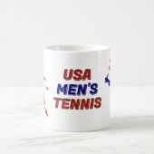 アメリカ愛国心男子テニス コーヒーマグカップ (中央)