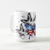 アメリカ愛国心陶磁器マグカップ コーヒーマグカップ (正面左)