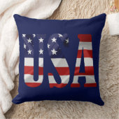アメリカ愛国心 クッション (ブランケット)